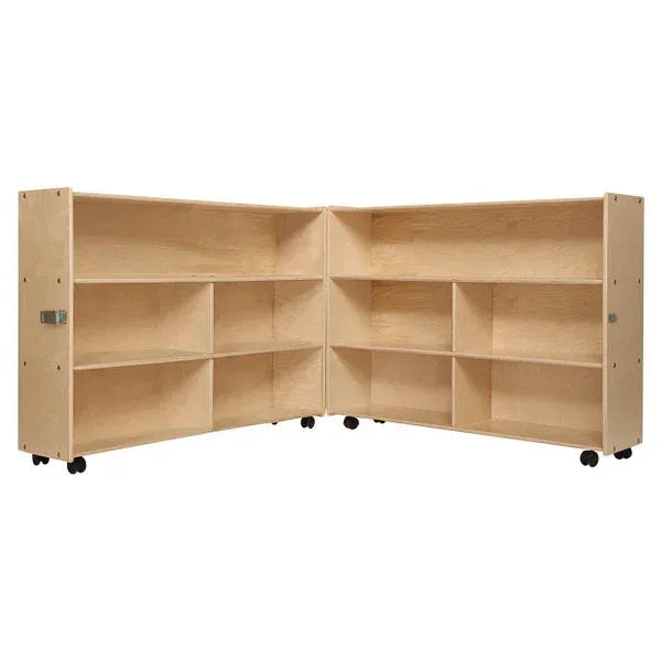 Contender Mobile Folding Versatile Storage Unit, 35-7/8"H - Assembled