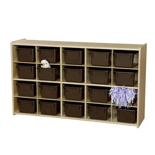 Contender 20 Tray Storage w/ Brown Trays - Assembled
