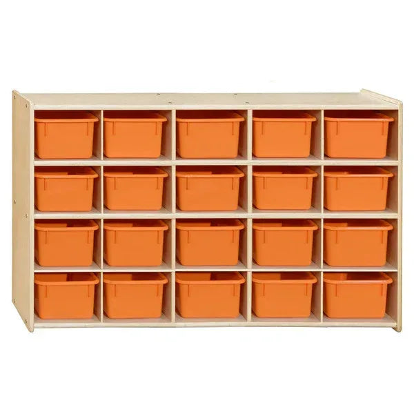 Contender 20 Tray Storage with Orange Trays - RTA