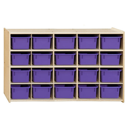 Contender 20 Tray Storage with Purple Trays - RTA