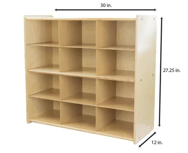 Contender 12-Cubby Storage Unit w/out Tubs - RTA
