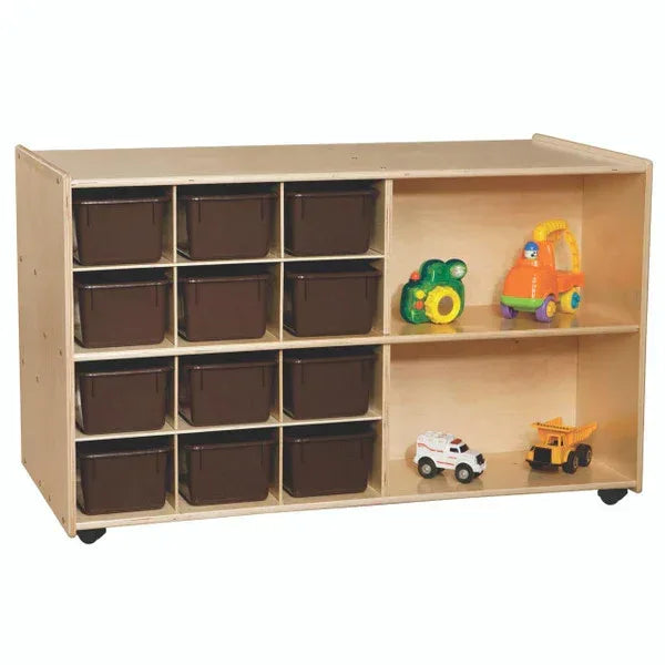 Contender Double Storage with (12) Brown Trays - RTA