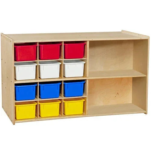 Contender Double Storage with (12) Assorted Trays - Assembled