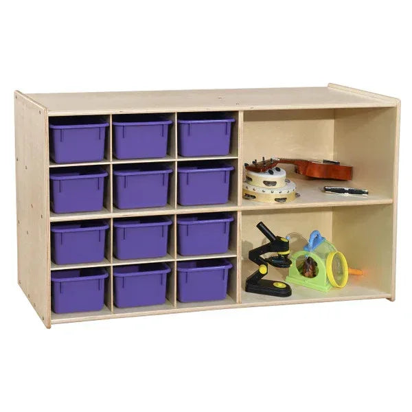 Contender Double Storage with (12) Purple Trays - RTA