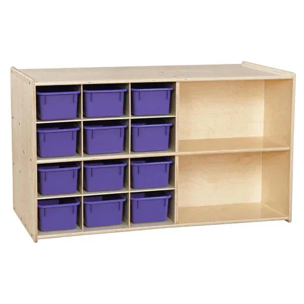 Contender Double Storage with (12) Purple Trays - RTA