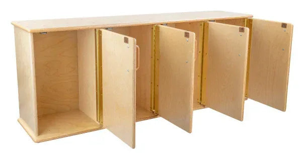 Contender Four-Section Stackable Lockers w/ Doors - RTA