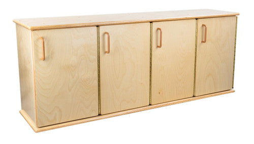 Contender Four-Section Stackable Lockers w/ Doors - RTA