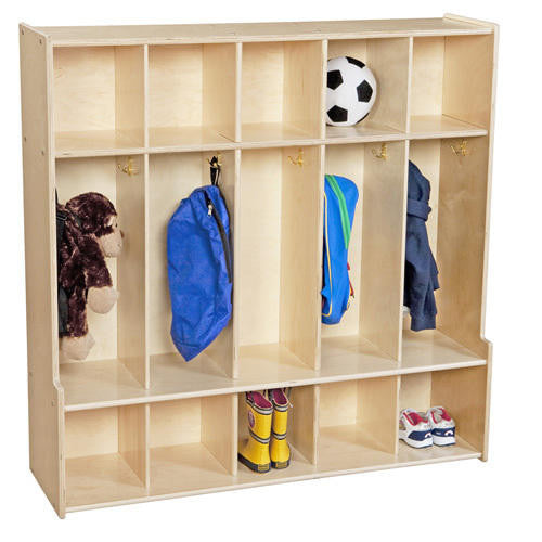 Contender 5 Section Seat Locker 46-3/4"W - Assembled