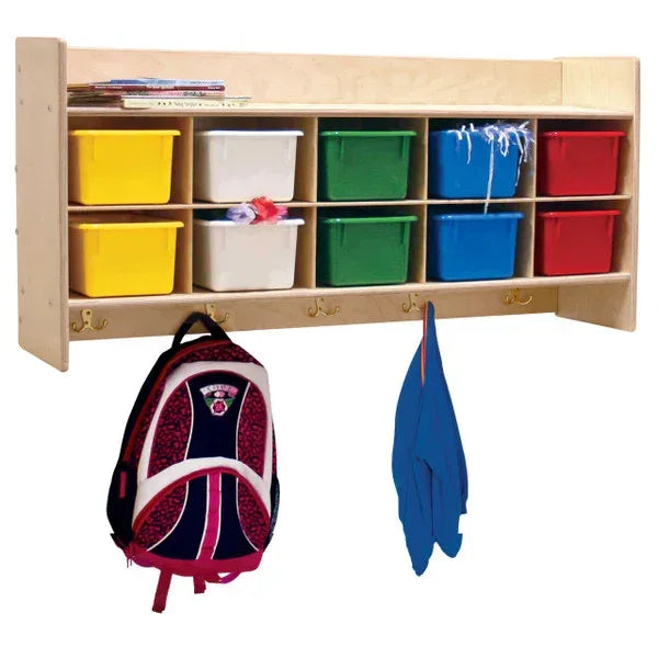 Contender Wall Hanging Storage with (10) Assorted Trays - Assembled