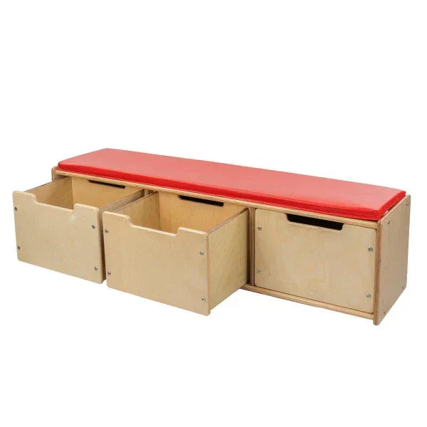 Contender Reading Bench with Drawers - RTA