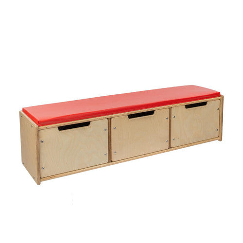 Contender Reading Bench with Drawers - RTA