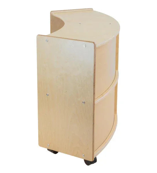 Contender Mobile Concave Storage Unit - Assembled