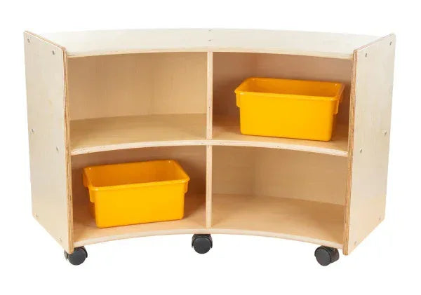Contender Mobile Concave Storage Unit - Assembled