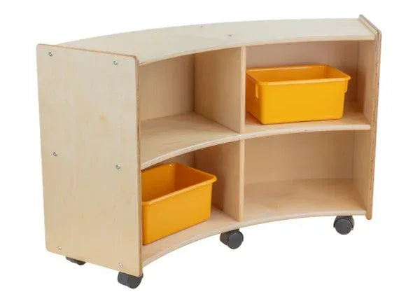 Contender Mobile Concave Storage Unit - Assembled