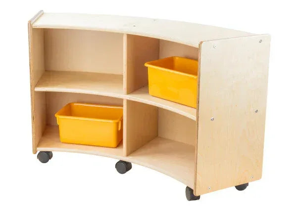 Contender Mobile Concave Storage Unit - Assembled