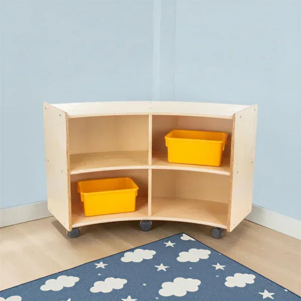Contender Mobile Concave Storage Unit - Assembled
