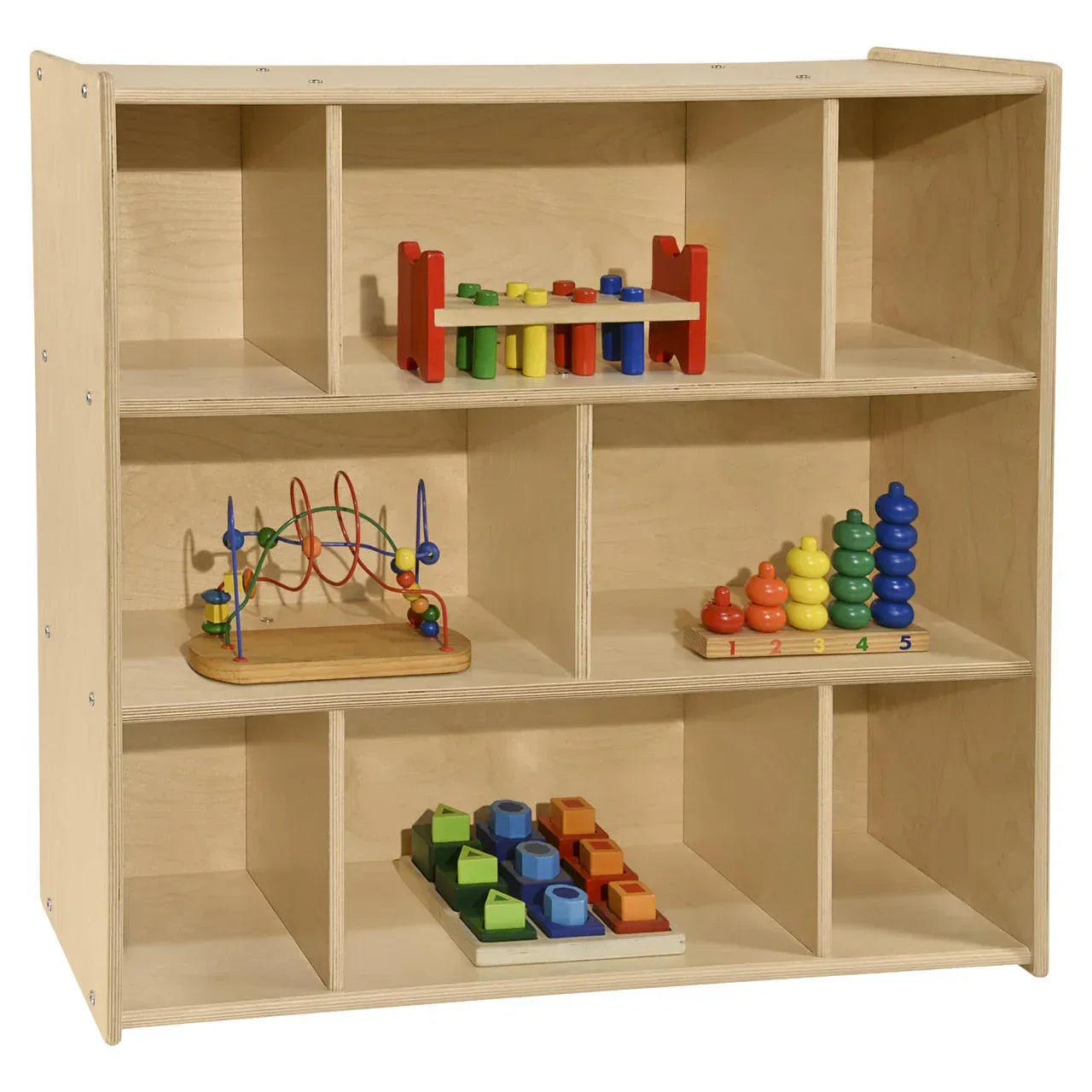 Contender 8 Open Shelf Storage Unit - Assembled