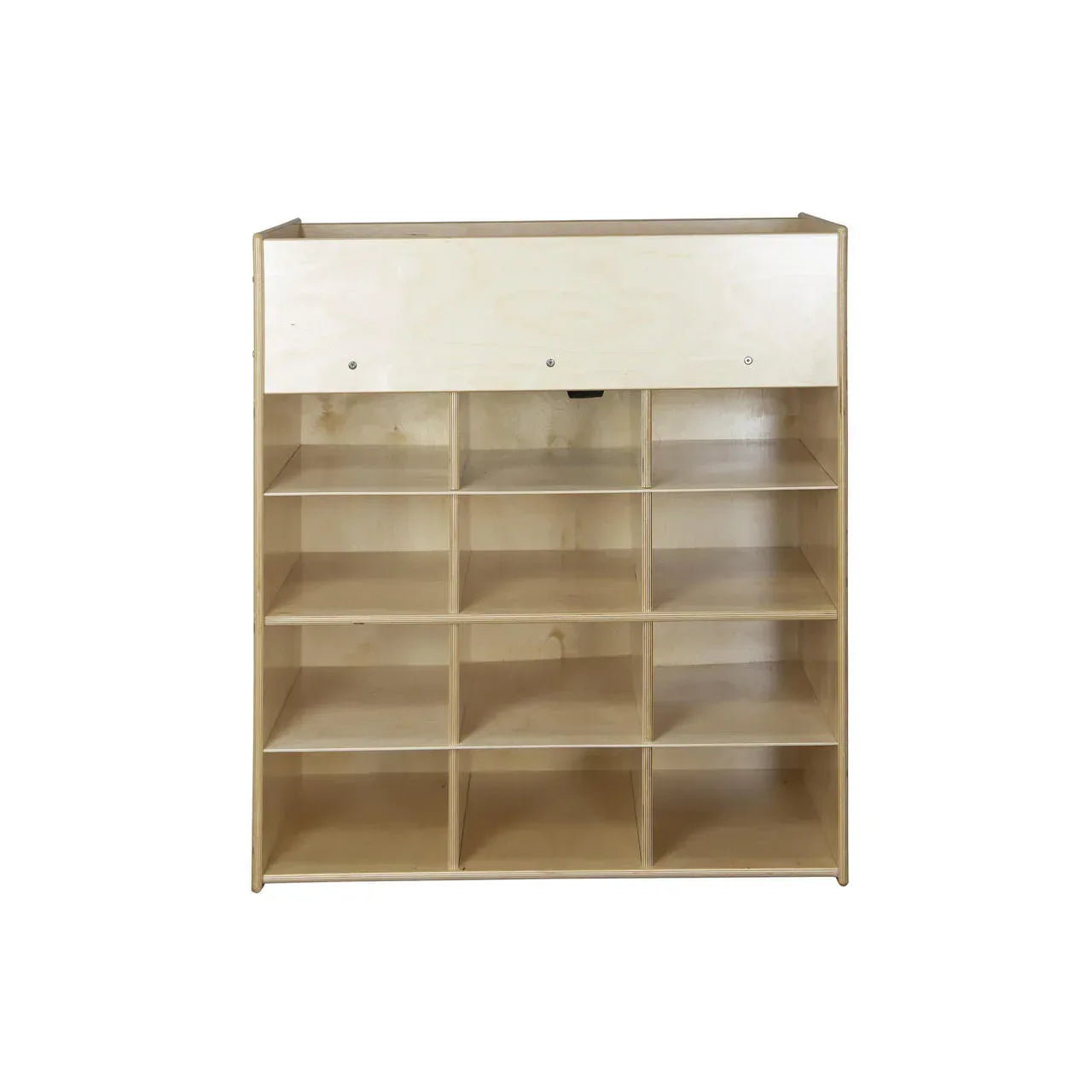 Contender Economy Diaper Changing Station with 12 Cubbies - Assembled