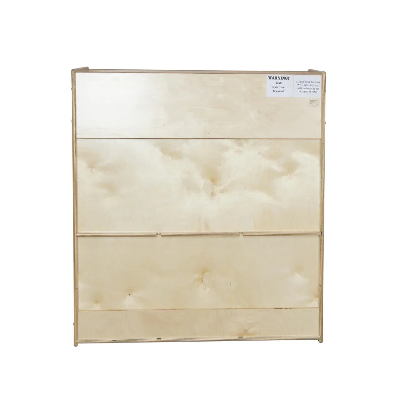 Contender Economy Diaper Changing Station with 12 Translucent Cubby Trays - Assembled