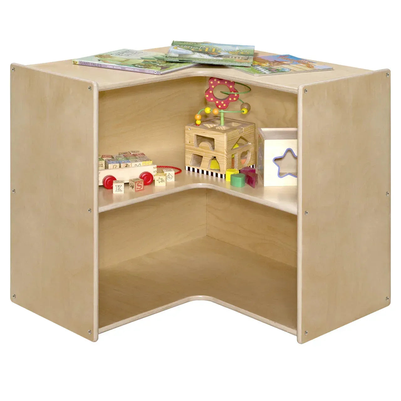 Contender Medium Corner Storage Unit - Assembled