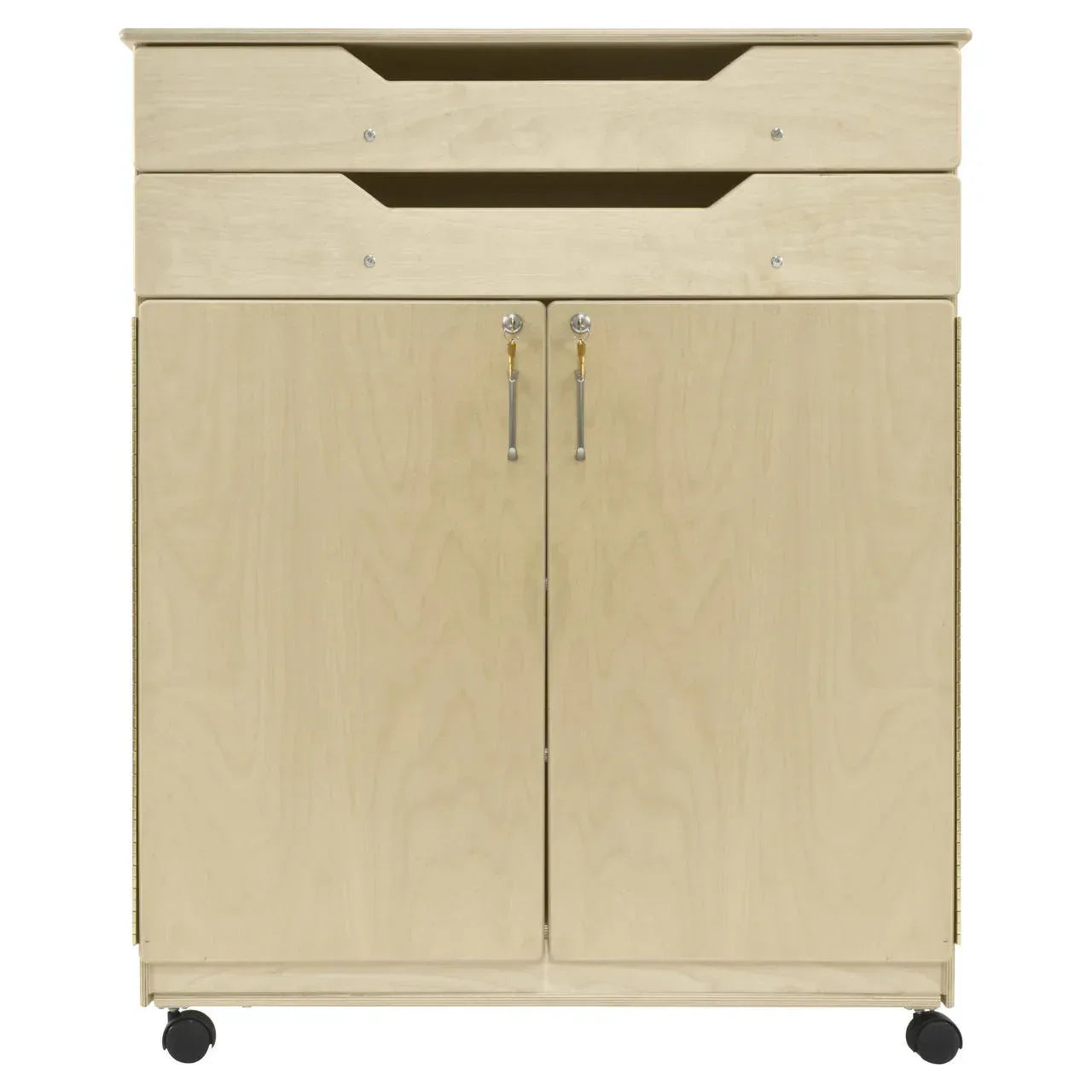 Contender Mobile Storage Cabinet with Exposed Drawers - Assembled