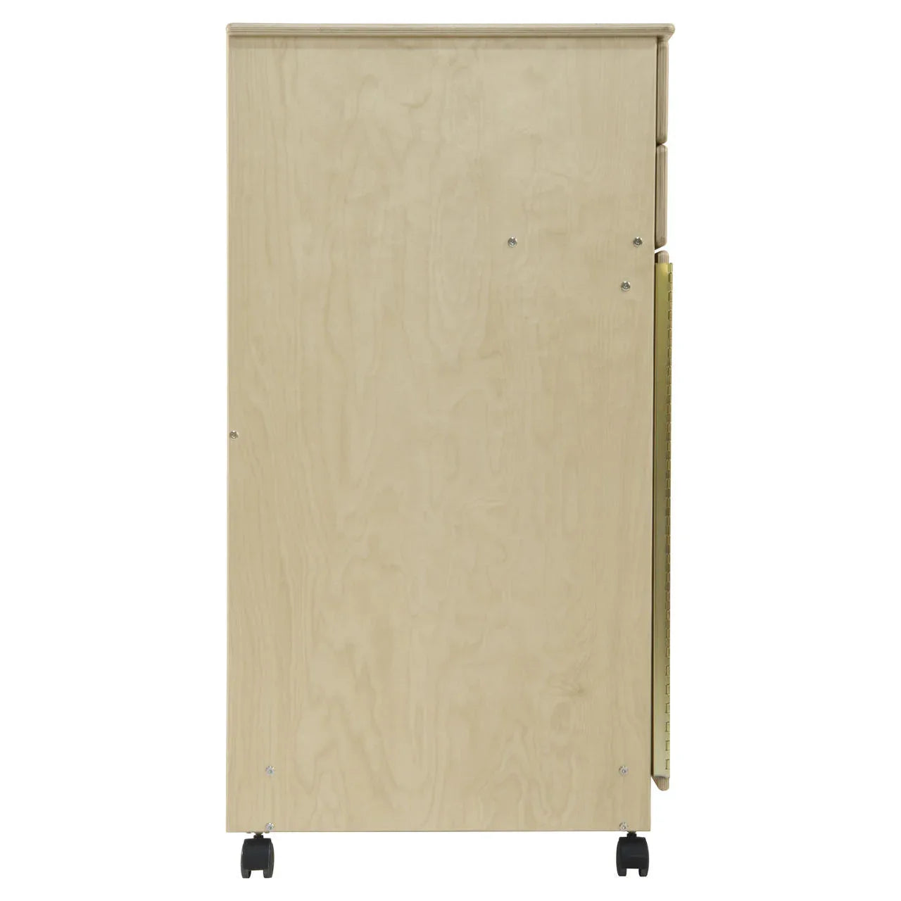 Contender Mobile Storage Cabinet with Exposed Drawers - Assembled