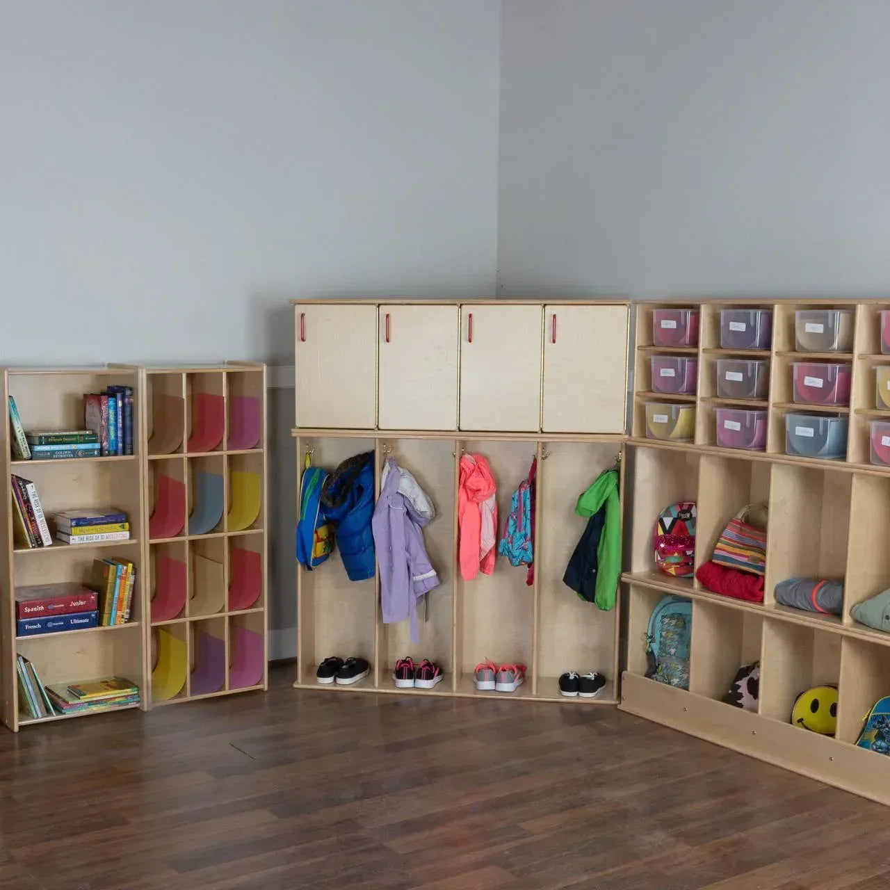 Contender Stackable LOCKER with 4 Sections -RTA