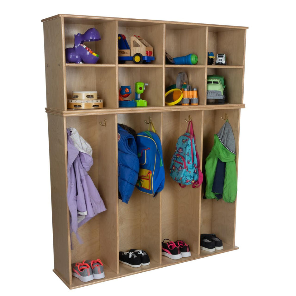 Contender Stackable LOCKER with 4 Sections  -RTA