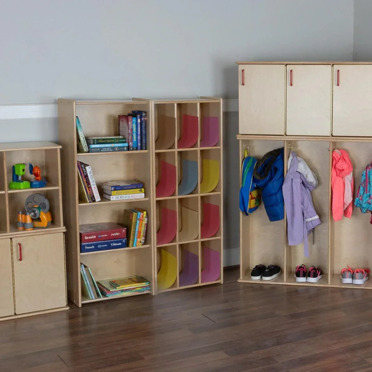 Contender Stackable Shelving Unit with 12 Cubbies -RTA