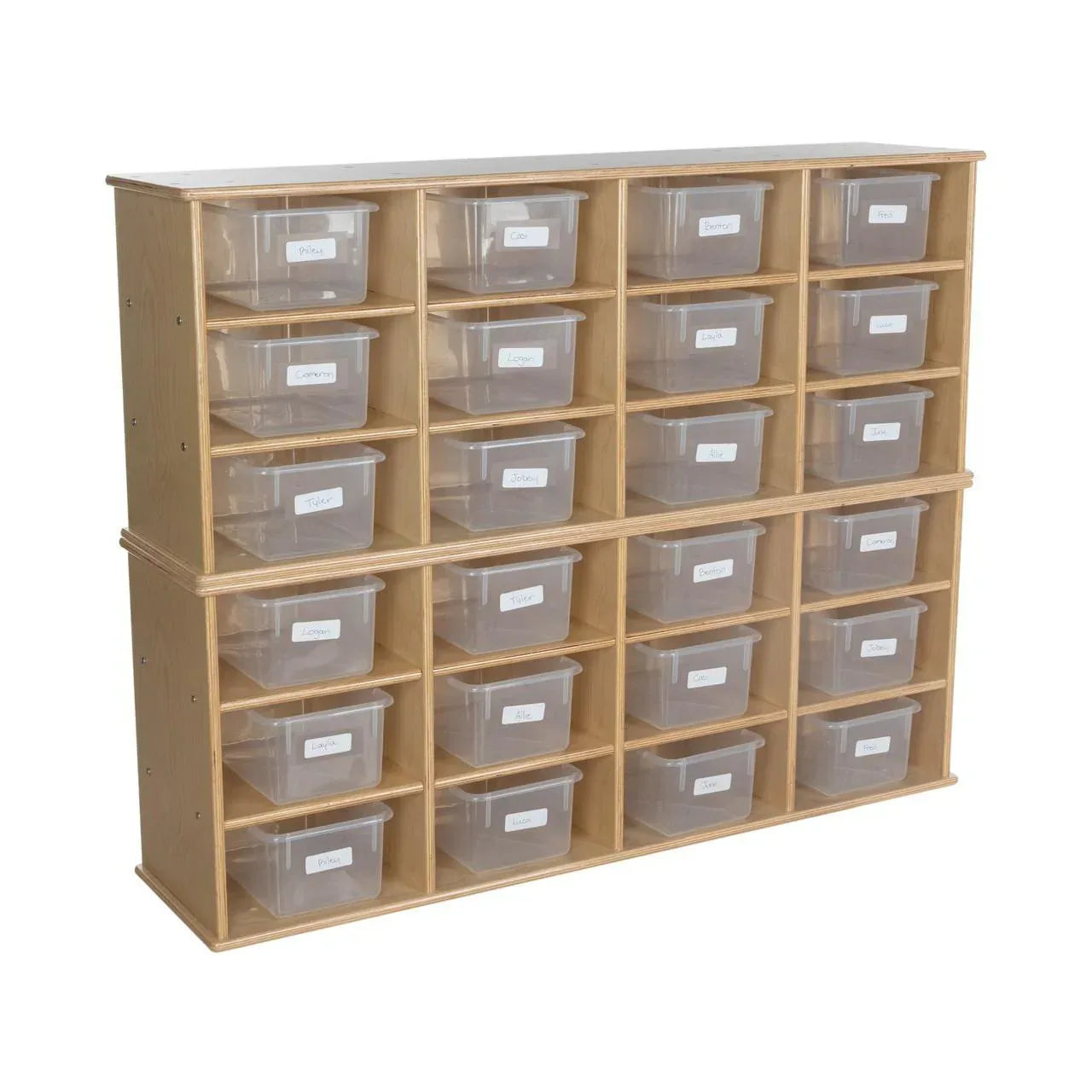Contender Stackable Shelving Unit with 12 Cubbies
