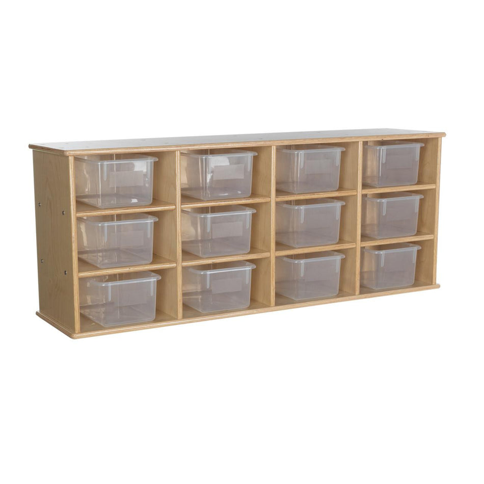 Contender Stackable Shelving Unit with 12 Cubbies
