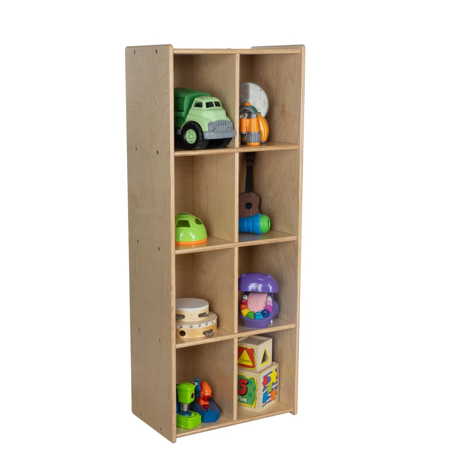 Contender Stackable Shelving Unit with 8 Cubbies -RTA