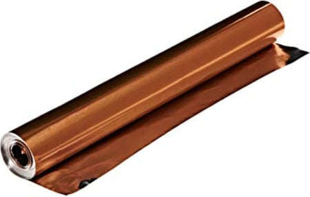 40 Gauge Copper Foil Roll, 12 inches x 5 feet Roll