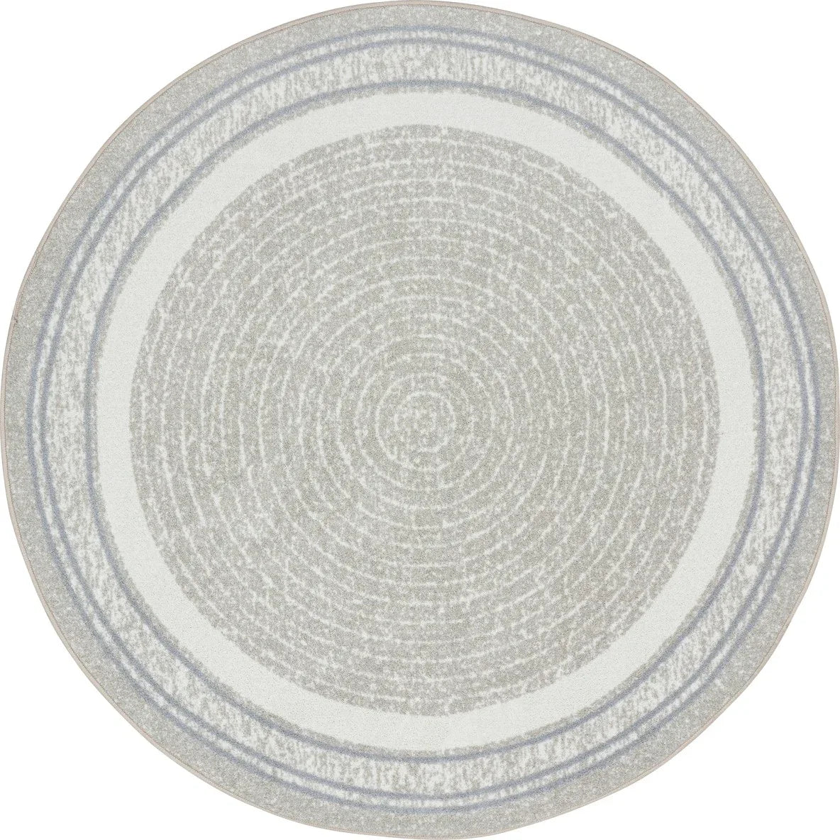 Cozy Corner 7'7" Round area rug in color Linen