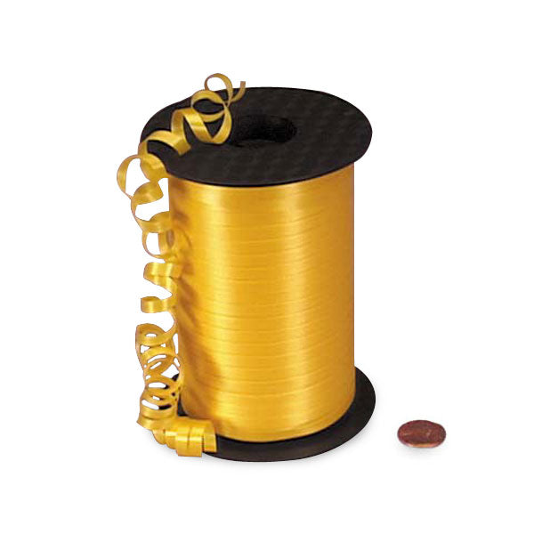 Yellow Curling Ribbon Roll 500 yds.