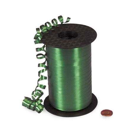 Emerald Green Curling Ribbon Roll 500 yds.