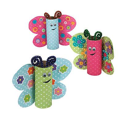 Natural Cardboard Tubes, Craft Rolls 24/pack