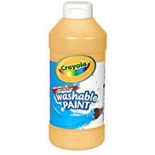 Crayola® Washable Paint 16 OZ. (BIN542016) Peach
