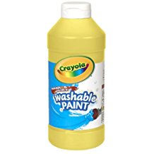 Crayola® Washable Paint 16 OZ. (BIN542016) Yellow