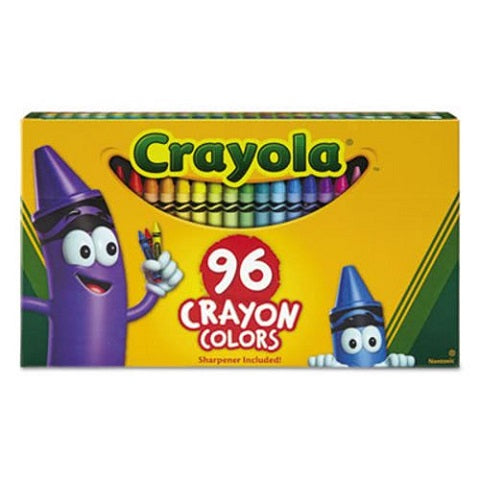Crayola Classic Color Pack Crayons, Tuck Box, 96 Colors Box 52-0096