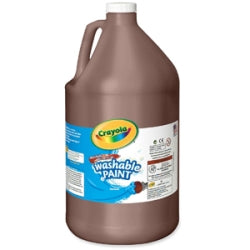 Crayola® Washable Paint Gallon (BIN542128) Brown