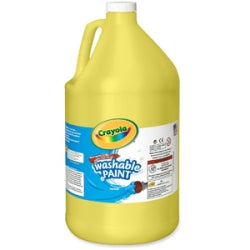 Crayola® Washable Paint Gallon (BIN542128) Yellow