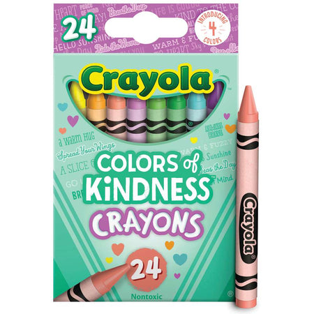 Crayola® Colors of Kindness Crayons, 24 colors, (BIN520130)