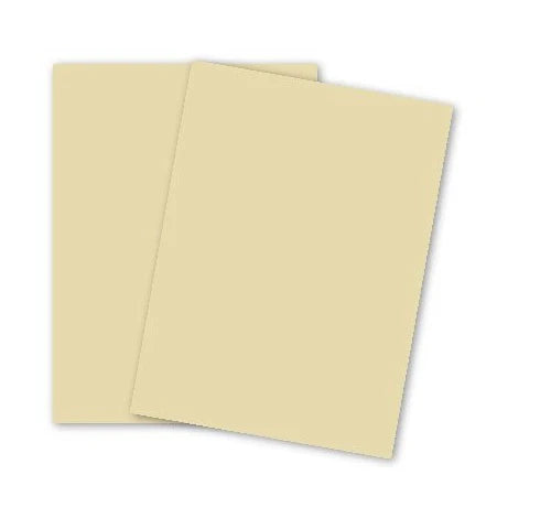Color Cardstock,Tagboard 8.5" x 11 Inches 250 Sheets Ivory