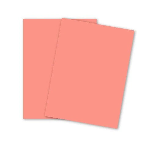 Color Cardstock,Tagboard 8.5" x 11 Inches 250 Sheets Salmon