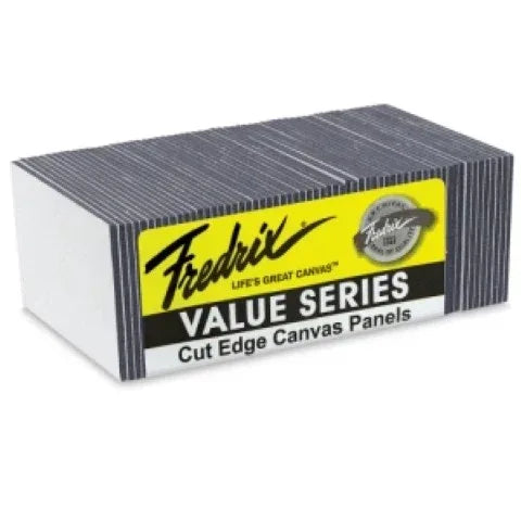 Fredrix Value Series Cut Edge Canvas Panels 9" x 12" -25/pk