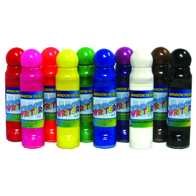 Crafty Dab Window Paints - 10/pk Model: CV-75556
