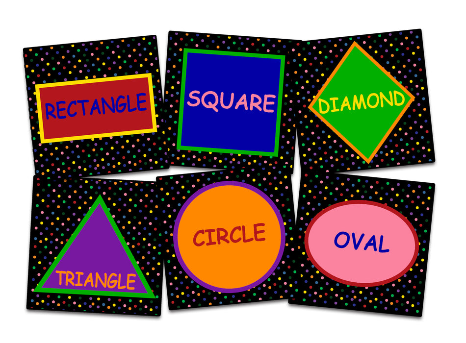 MY SEATING SHAPES (SET OF 6) SQUARE CARPETS 15" X 15"