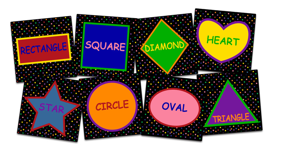 MY SEATING SHAPES (SET OF 8) SQUARE CARPETS 15" X 15"
