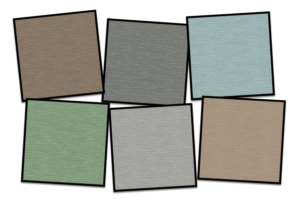 TWO TONE NEUTRAL (SET OF 6) SQUARE CARPETS 15"X15"